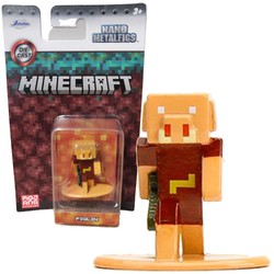 Minecraft kovová sběratelská figurka Piglin pekelné prase Nano Metalfigs 4 cm Jada