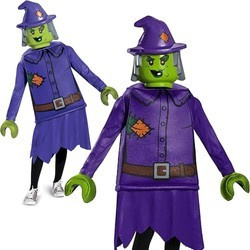 Lego kostým, halloweenský převlek čarodějnice 124-135 cm (7-8 let)