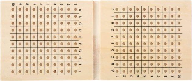 Dřevěné lodě strategická hra pro děti