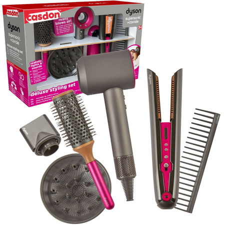 Dětská kadeřnická sada fén na vlasy Dyson Supersonic Corrale sada na úpravu vlasů 6 položek