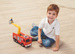 Požárník Sam Hasičské auto Jupiter s žebříkem + 2 figurky St/Bear