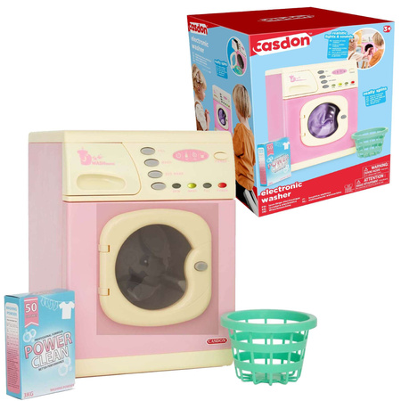 Velká pračka hraček pro děti růžová Casdon