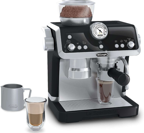 Kávovar DeLonghi pro malé baristy s napěňovačem mléka Casdon