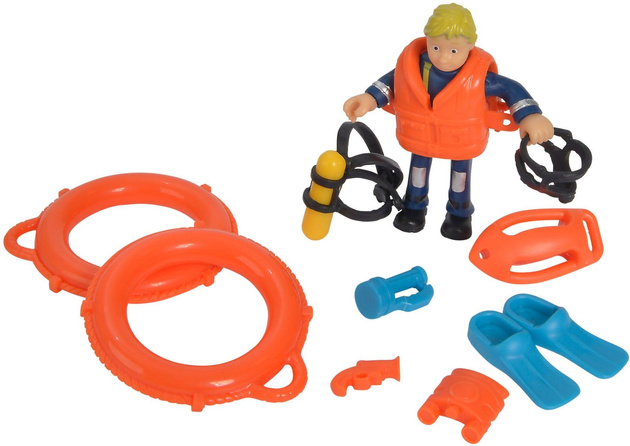 Požárník Sam Záchranný člun Neptun + figurka Penny + příslušenství