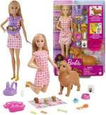 Barbie zrození psa - sada panenky a zvířátek
