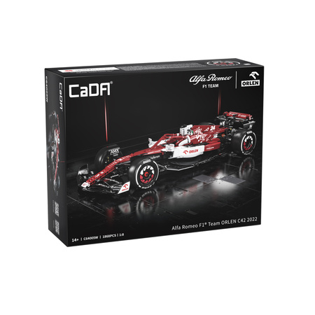 Stavebnice CaDA Alfa Romeo Formula 1 Team Orlen Racing Car Red 1868 dílků
