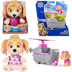 Psí hlídka Plyšový maskot Skye měkká plyšová hračka 25cm