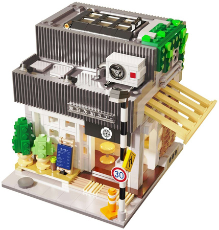 Cada C66007W Stavební kostky Summer Breeze Coffee Shop LED 1116 dílků