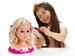 Velká hlava Hair Styling Doll Kadeřník Princezna Coralia Princezna Coralie + make-up paleta pro děti