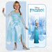 Disney Ledové království kostým, karnevalový kostým Elsa 124-135 cm (7-8 let)