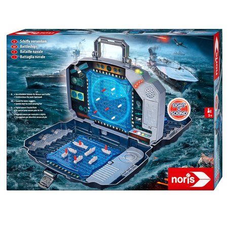 Elektronická stolní hra dodávaná v kufříku světlo a zvuk 5+