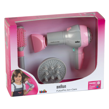 Fén Braun s difuzérem a kartáčem pro děti Klein