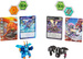 Bakugan Baku-Tin box plechovka + 2 figurky a karty Sectanoid
