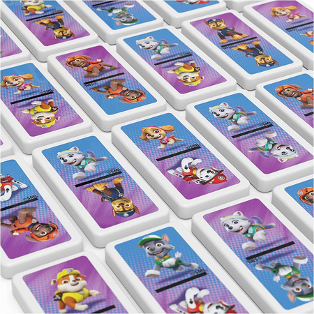 Dětská párty hra Domino Tlapková patrola v plechovce