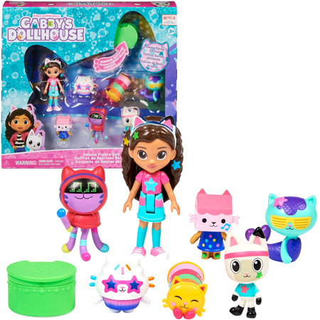 Gabby's Dollhouse Cat Sada 7 figurek Deluxe Gabby's Dollhouse + příslušenství s překvapením