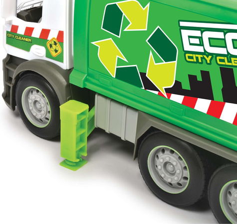 Mercedes Benz Eco popelářský vůz + příslušenství světlo/zvuk