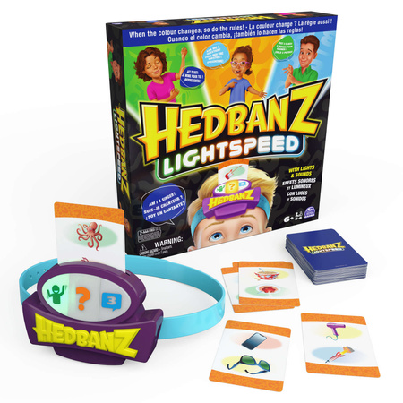 Rodinná párty hra Hedbanz "Kdo jsem?" Lightspeed Edition