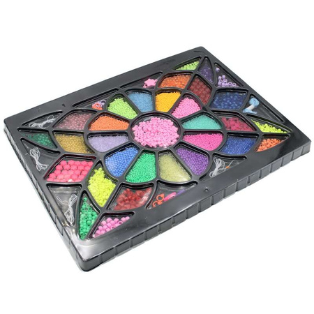 Sada korálků k vytvoření barevných náramků Art&Fun