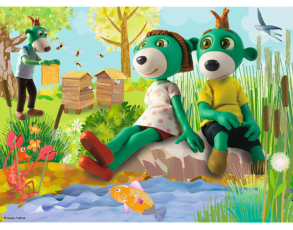 Trefl 18265 Puzzle 30 Treflíci u rybníka