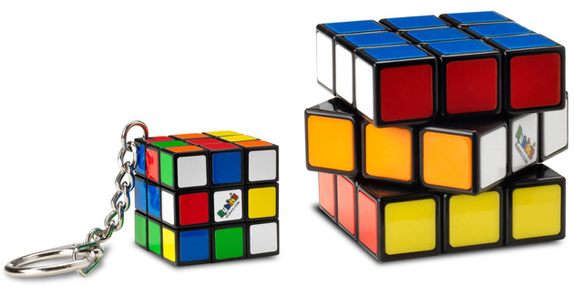 Originální Rubikova kostka Rubik's Classic (kostka + klíčenka)