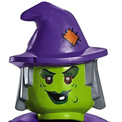 Lego halloweenský kostým čarodějnice 4+
