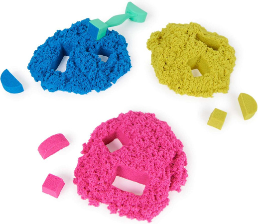 Sada kinetického písku Kinetic Sand Squish n' Create + příslušenství