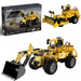 CaDA Construction Blocks 2v1 žlutá stavební vozidla sada nakladač a buldozer 693 kusů
