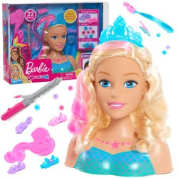 Kadeřník Mořská panna Hlava a styling panenky Barbie Dreamtopia + příslušenství