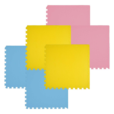 Humbi Mata piankowa Puzzle piankowe 2 szt. żółty 62 x 62 x 1 cm