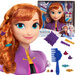 Disney princezna česání a styling hlavy panenky Anna Ledové království +příslušenství