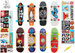 Tech Deck sada barevných fingerboardů 8-pack Skateboardy ruční práce figure tech deck dude