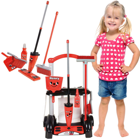 Dětský úklidový vozík mop smeták Casdon Henry Little Helper