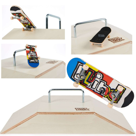 Tech Deck Fingerboard Shred Pyramid dřevěná rampa + skateboard