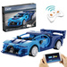 CaDA Construction Blocks Blue Race Car Remote Control RC Vehicle Dual Mode 325 elements