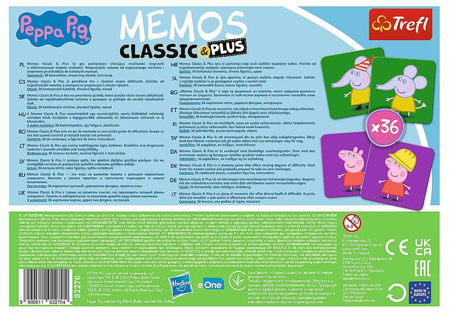 Paměťová hra Memos classic Prasátko Peppa