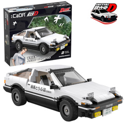 CaDA stavební cihly bílé Initial-D AE86 Toyota Trueno závodní vůz 1324 prvků 