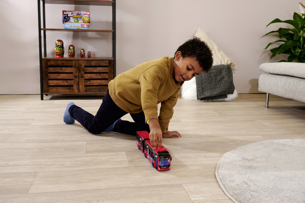 Volvo kloubový autobus 40 cm Vozidlo červená Veřejná doprava