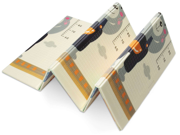 Humbi Oboustranná skládací vzdělávací pěnová podložka XPE 200x180x1 Miarka Streets