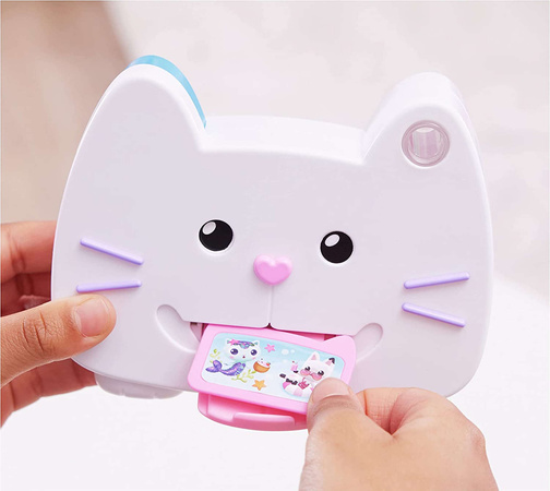 Gabby's Dollhouse Kitty White Toy Cat Camera Spin Master