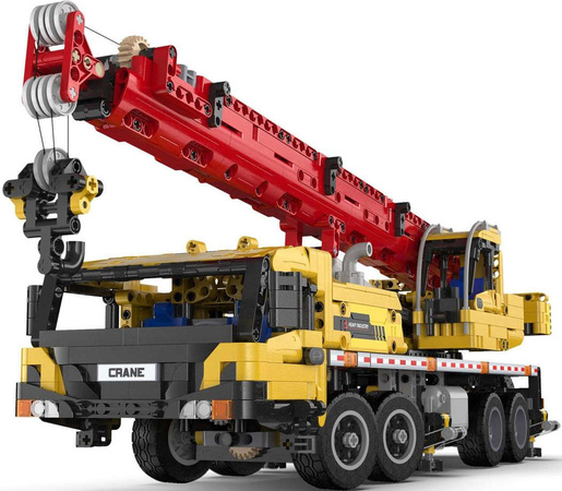 Stavebnice Cada Velký náklaďák s pohyblivým LůďaNákladní auto s jeřábem 1831 dílků