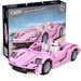CaDA stavebnice auto velké růžové Convertible Pink Holiday 1181 dílků