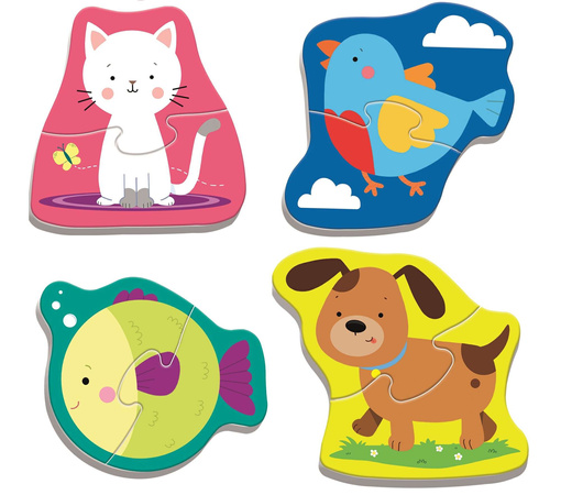 Trefl Baby Klasické tlusté puzzle Zvířata 36074