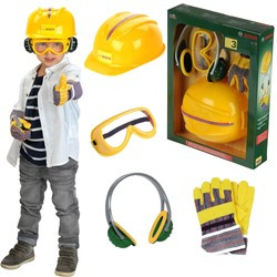 Dřevorubecké nářadí s helmou - sada hraček Klein
