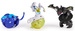 Bakugan Startovní sada 3 sběratelských figurek Special Attack Mantid Titanium Dragonoid Trox Spin Master