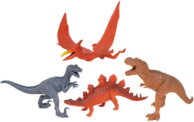 Jurský svět velká sada dinosaurů, figurky v kontejneru, 55 dílků