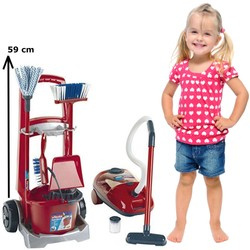 Velká sada dětských úklidových vozíků s vysavačovými míči zvuk Vileda Klein
