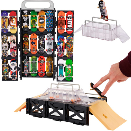 Tech Deck pouzdro na skateboardy se stojanem na hmatník