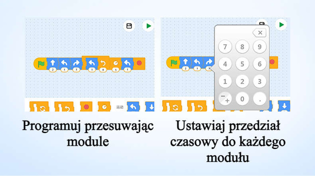 CaDA Construction Blocks Dálkově ovládané vozidlo Z-Wind White RC Racing Car 457 kusů Dual Mode