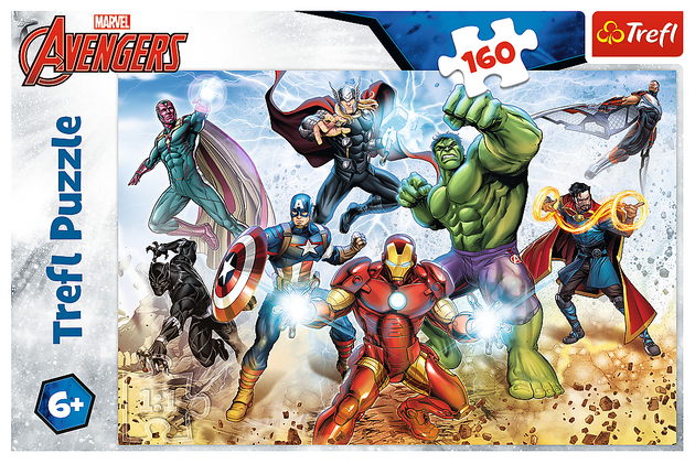 Puzzle Avengers připraveni zachránit svět 160 prvků Trefl 15368