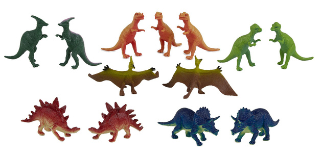 Divoká sada figurek dinosaurů v kontejneru 40 kusů